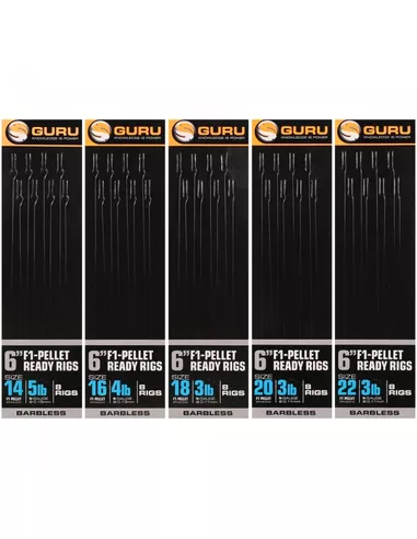 Guru F1 Pellet Pole Rig 6' 1 Guru F1 Pellet Pole Rig 6'