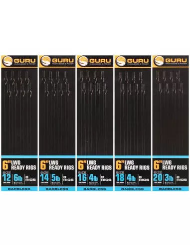 Guru LWGS Pole Rigs 6' 1 Guru LWGS Pole Rigs 6'