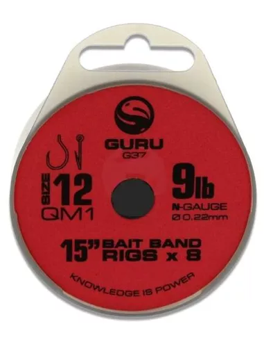KORDA Guru QM1 Banded Hair Rigs 15inch Mt16 1 KORDA Guru QM1 Banded Hair Rigs 15inch Mt16