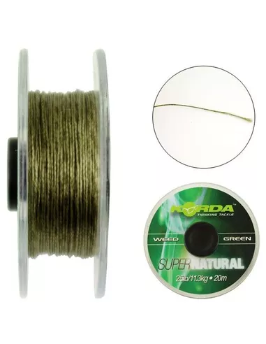 Korda Super Natural Weed Green 18lb 2 Korda Super Natural Weed Green 18lb - Afbeelding 2