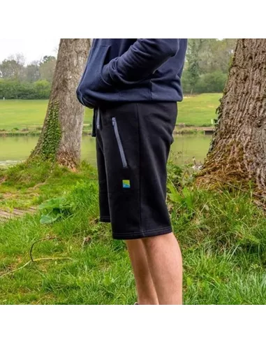 PRESTON BLACK JOGGER SHORTS - XXL 1 PRESTON BLACK JOGGER SHORTS - XXL