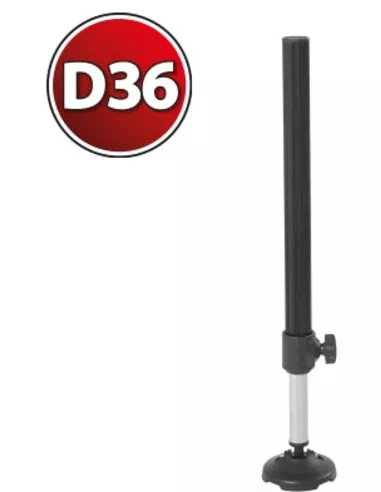 Rive Poot Teleschopisch L420/720 Zwart D36 1 Rive Poot Teleschopisch L420/720 Zwart D36