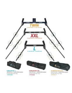 Rive R-TWIN ROLLER L 2 X 400 H 610/1410MM