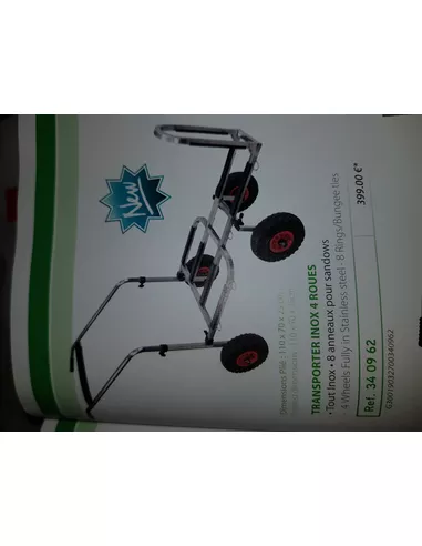 Rive Transporter Inox 4 Wielen 1 Rive Transporter Inox 4 Wielen